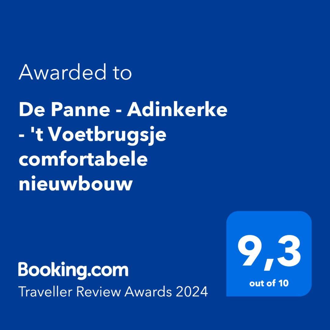 De Panne - Adinkerke - 'T Voetbrugsje Comfortabele Nieuwbouw Esterno foto